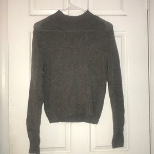 Grey Brandy Melville turtleneck sweater